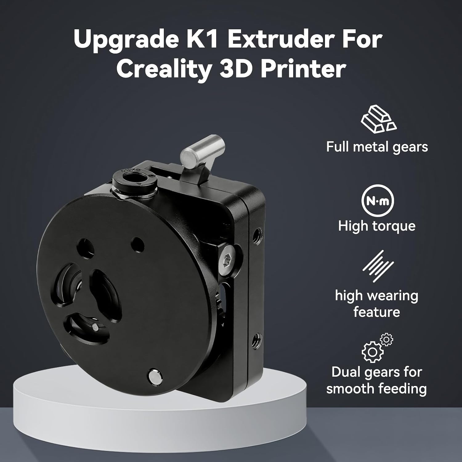 Kit de extrusión K1 mejorado p - Direct Drive Dual Gear Extruder High Speed reseña y precio